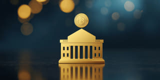 Editorial-style graphic covering institutional demand for crypto ETFs
